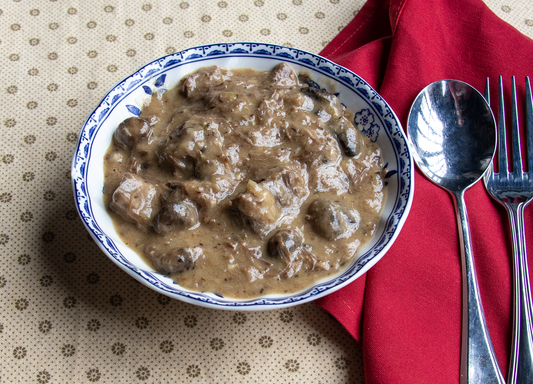 Grass-Fed Beef Stroganoff