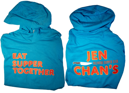 JenChan's Hoodie THIS. IS. THE. SOFTEST. HOODIE. EVER.   Next Level Triblend blue hoodie
