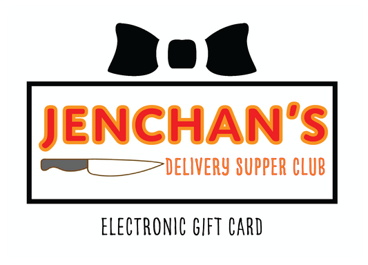 JenChan's Gift Cards can be either digital or physical. They make a perfect Christmas, Holiday and Birthday gift! Give the gift of great food to your loved ones all year long.
